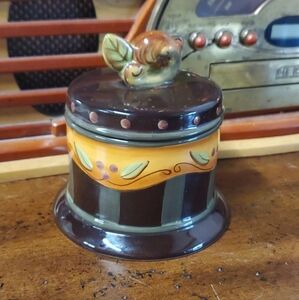 Small Chocolate Berries Canister